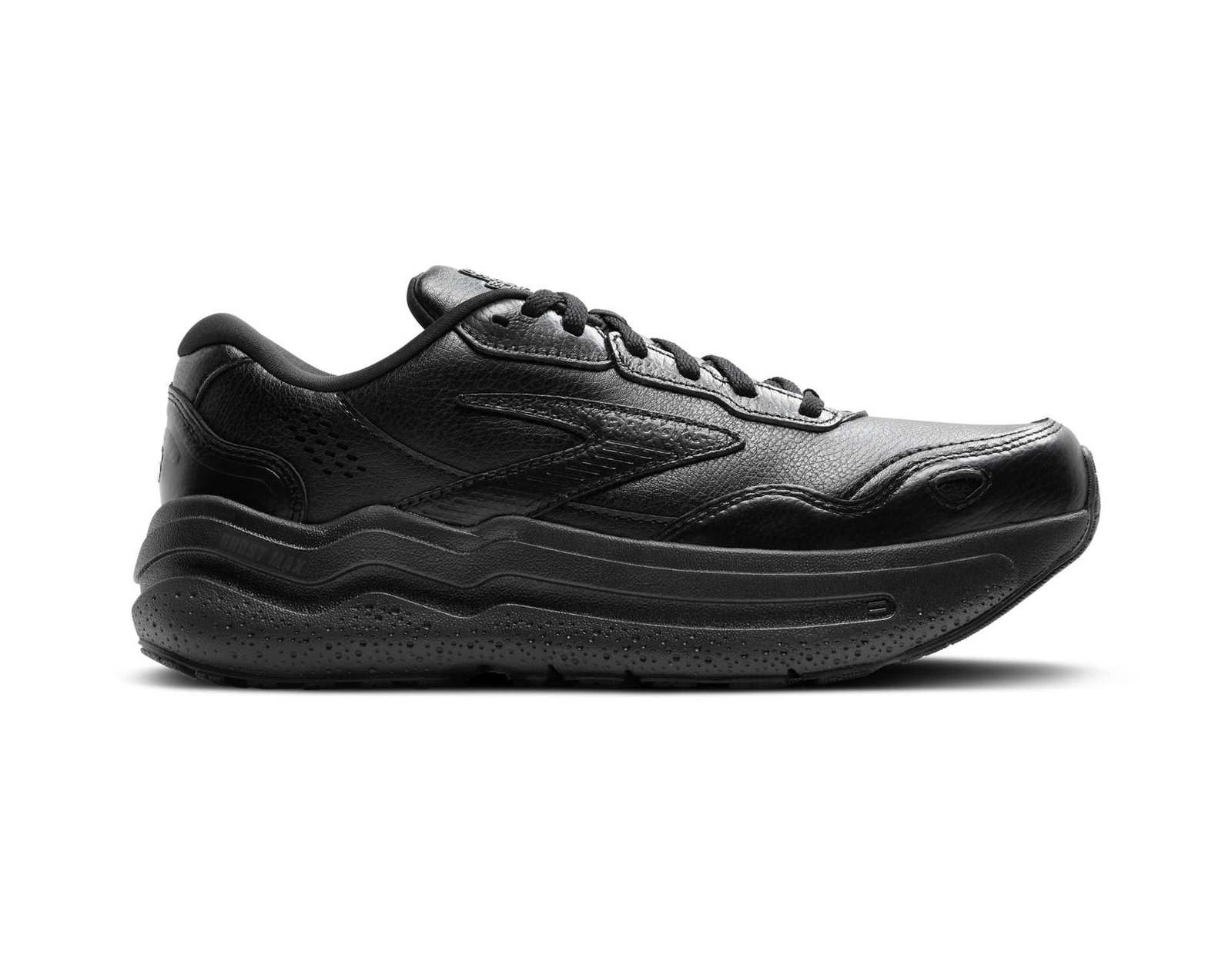 Brooks Ghost Max 2 Leather Mens Wide Running Shoes