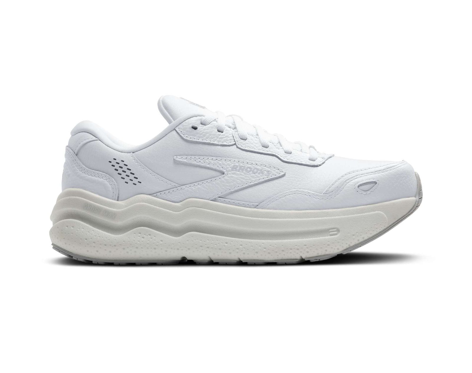 Brooks Ghost Max 2 Leather Mens Wide Running Shoes - Image 2