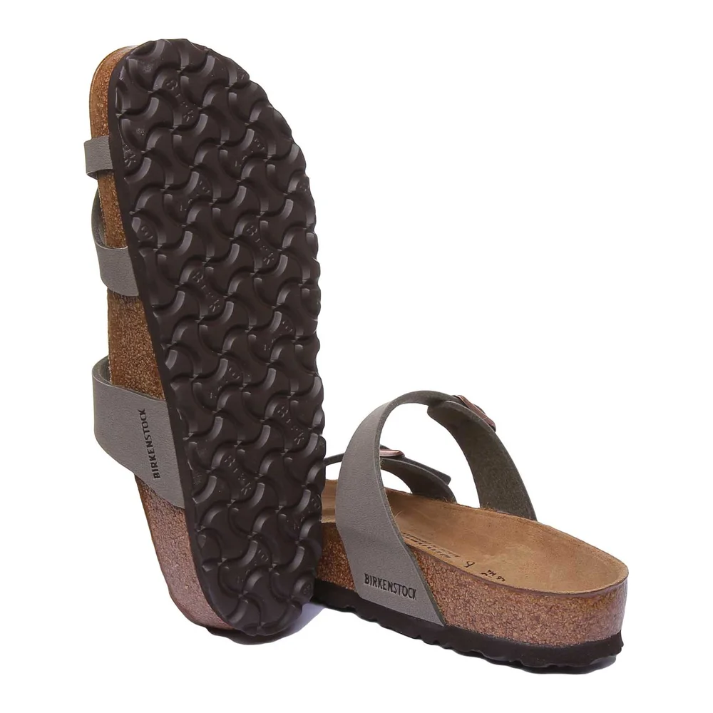 Birkenstock Mayari Sandals | Stone Birko-Flor - Metallic Finish for Women