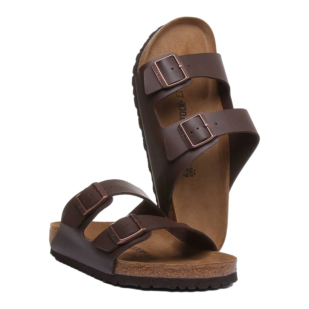 Birkenstock Arizona Sandals | Brown Birko-Flor for Women
