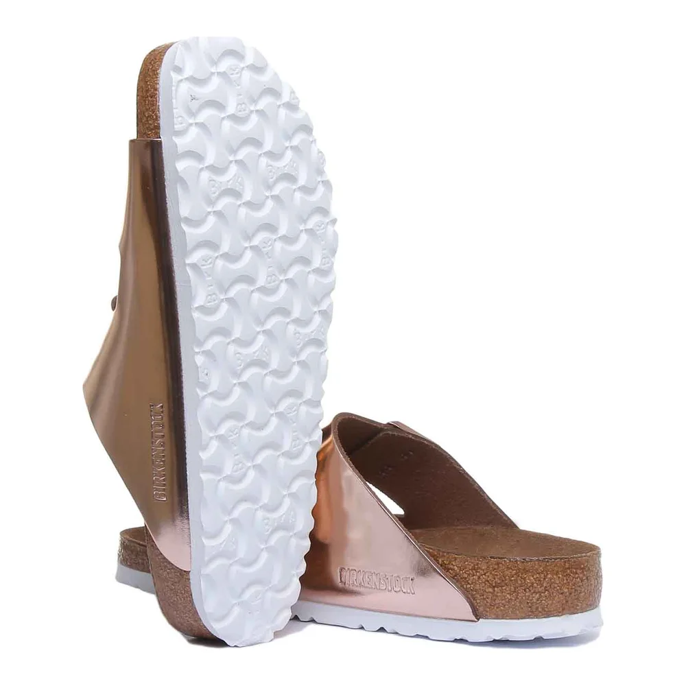 Birkenstock Arizona Sandals | Copper Birko-Flor - Soft Footbed for Women
