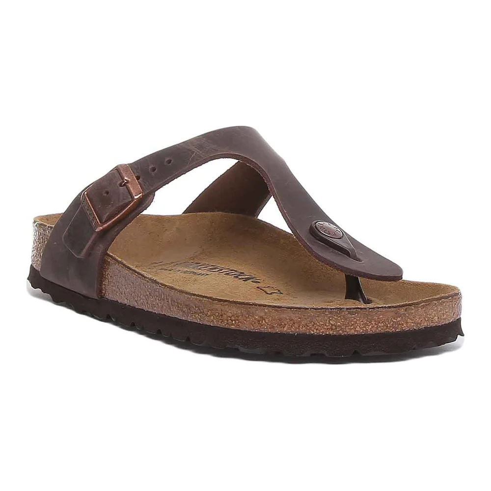 Birkenstock Gizeh Sandals | Brown genuine leather for Women