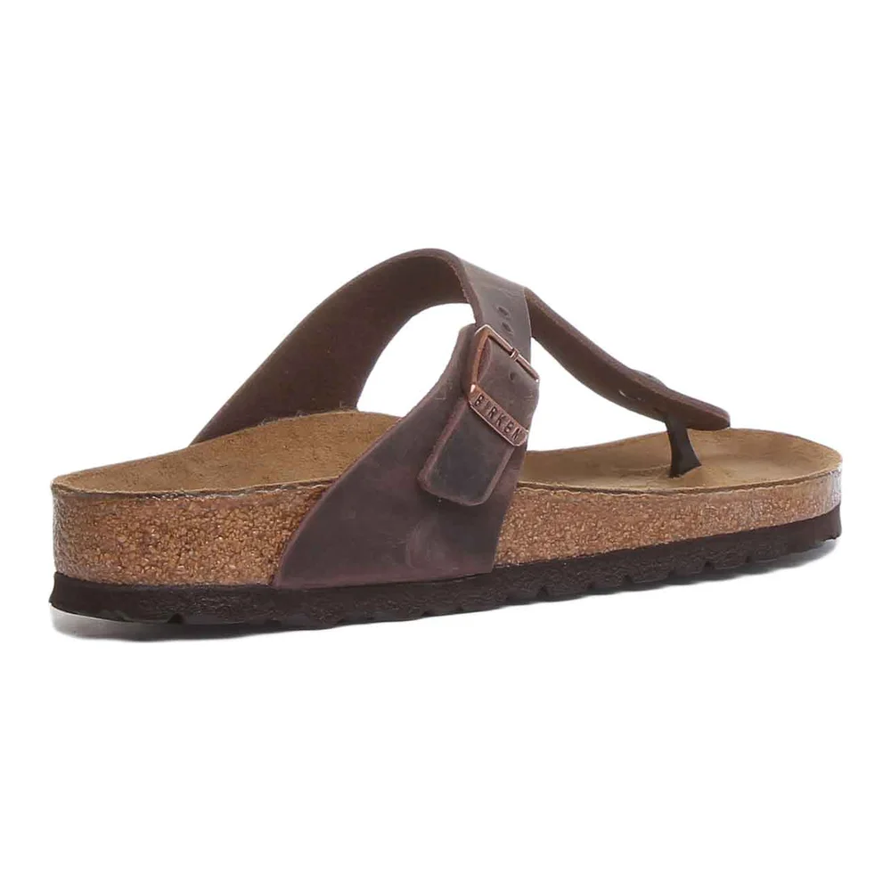 Birkenstock Gizeh Sandals | Brown genuine leather for Women