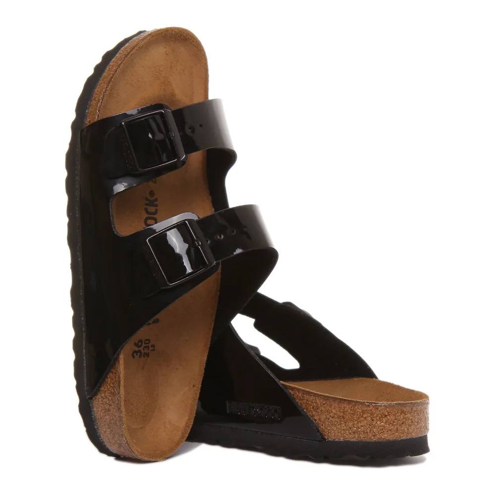 Birkenstock Arizona Sandals | Black Birko-Flor for Women