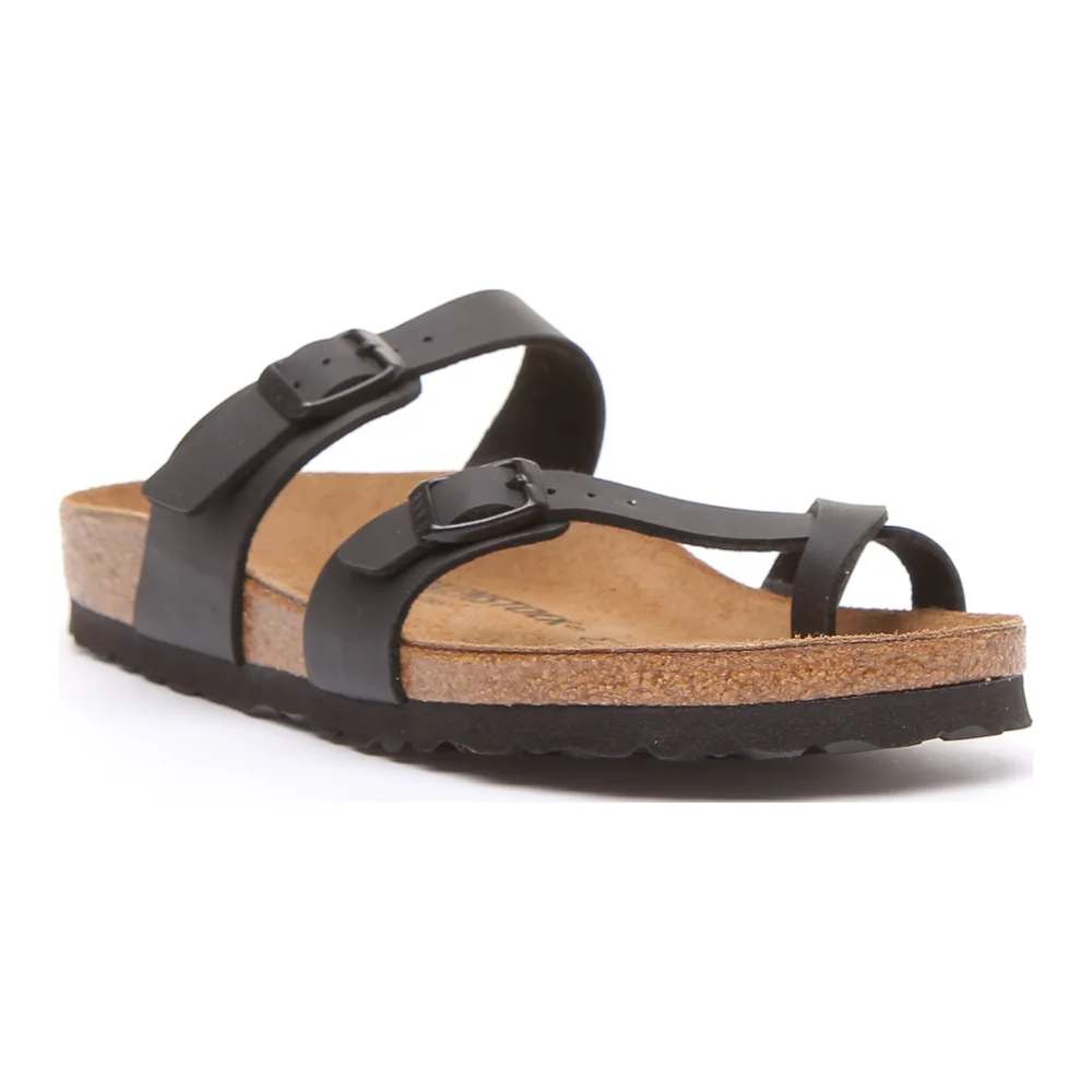 Birkenstock Mayari Sandals | Black nubuck leather for Women