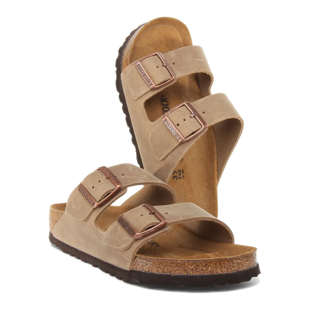 Birkenstock Arizona Sandals | Brown nubuck leather for Women