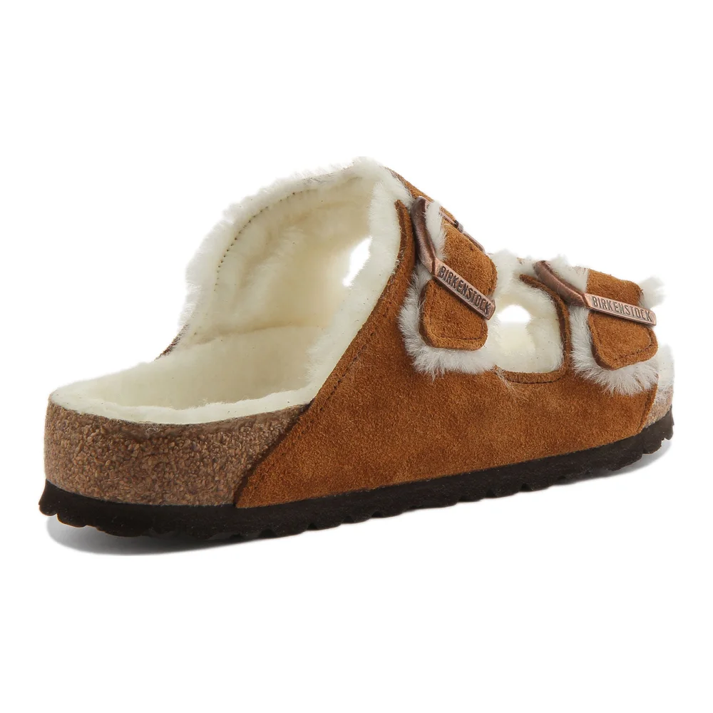 Birkenstock Arizona Sandals | Mink shearling-lined suede for Women