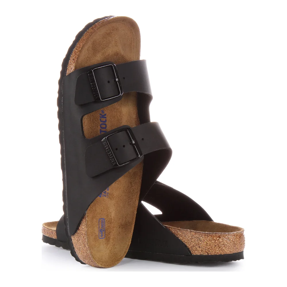 Birkenstock Arizona Sandals | Black Birko-Flor for Men and Women